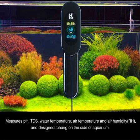 Aquarium Air Quality Monitor IBowl 4in1 TDS & PH Meter