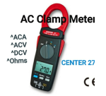 CENTER-27-Tang-Ampere-Meter-AC1000A-AC-Clamp-Meter