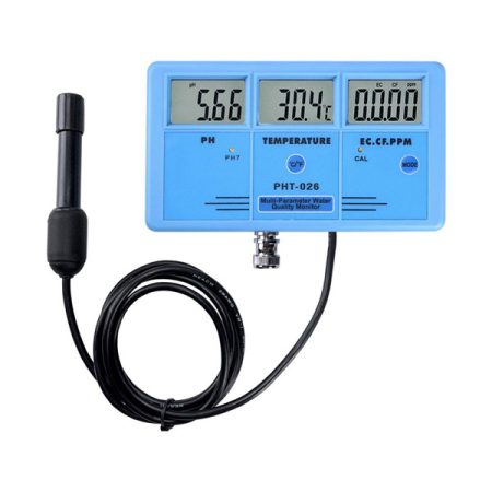 Digital 3LCD Water Analysis 6 in 1 – Ukur Temperature ORP, PH, CF, EC, TDS.