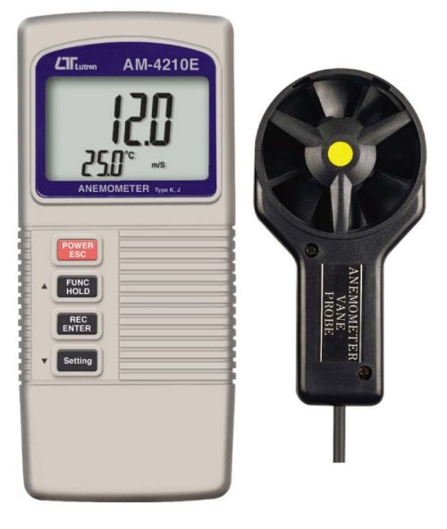 Lutron-AM-4210E-Type-K-J-Temperature-Anemometer