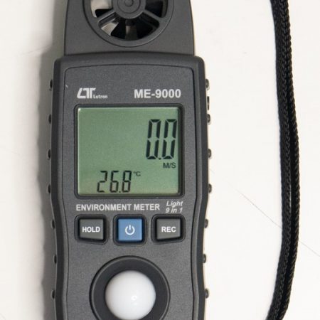 Lutron ME-9000 Environment 9in1 Anemometer Light Lux Meter