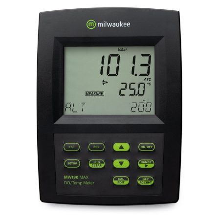 Milwaukee MW190 MAX + Probe Dissolved Oxygen Meter