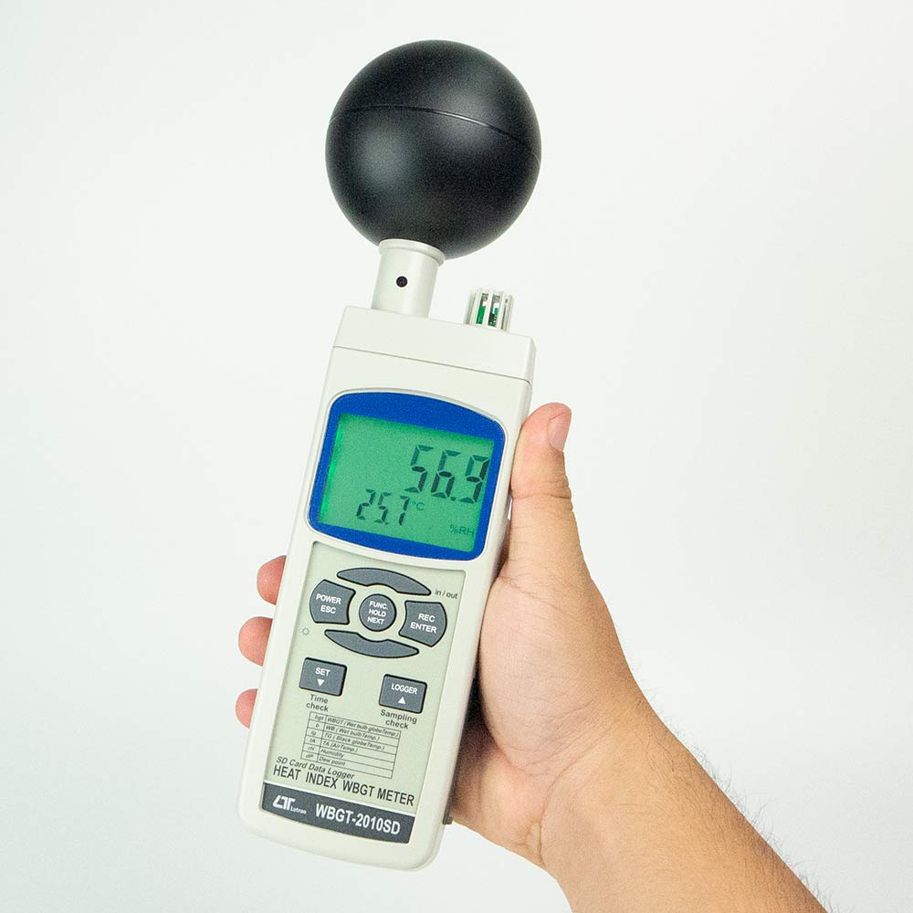Jual Lutron WBGT-2010SD Heat Index WBGT Meter Harga Murah & Garansi - Darma Sakti Group