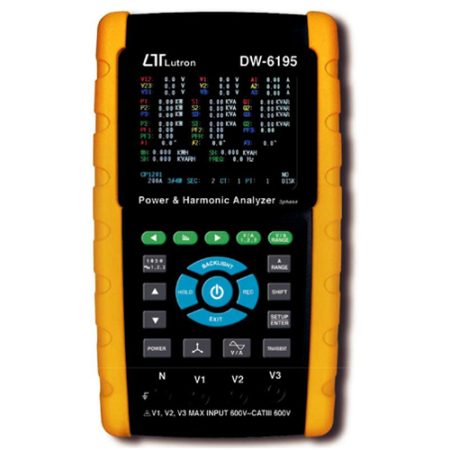 Lutron DW-6195 3 Phase Power Analyzer w/ Harmonic Measurement