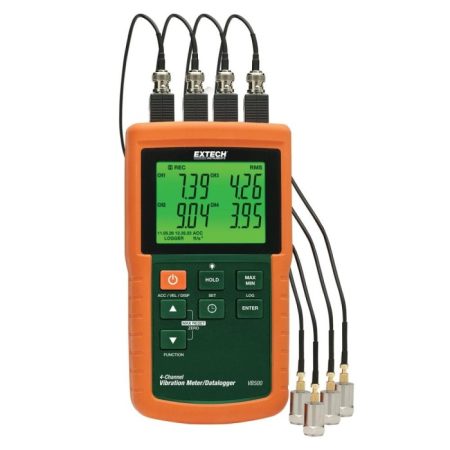 EXTECH VB500 4-Channel Vibration Meter/Datalogger