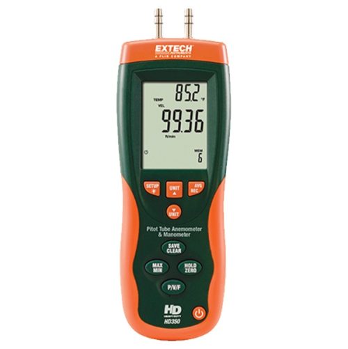 Extech-HD350-Anemometer-Pitot-TubeDifferential-Manometer