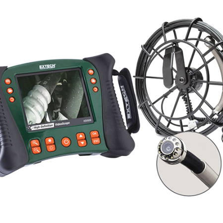 EXTECH HDV650-10G HD VideoScope Plumbing Kit with 10m Probe