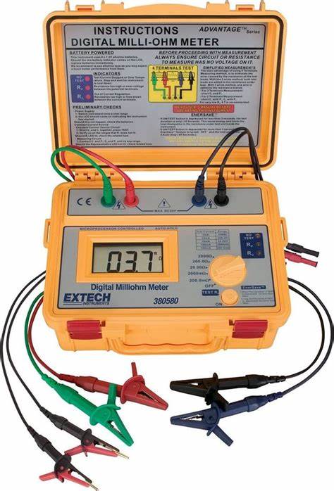 EXTECH 380580 Battery Powered Milliohm Meter