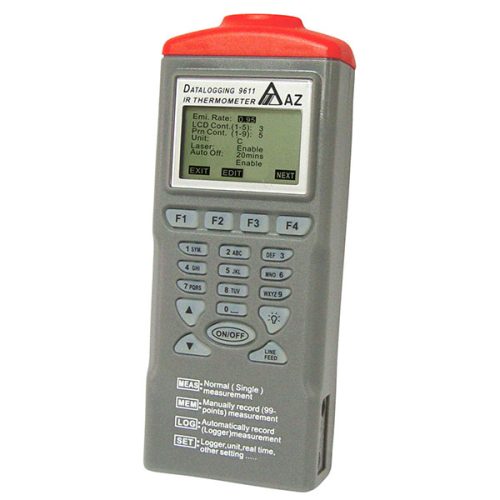 Az Instrument 9611 IR Laser Infrared Thermometer Data Logger
