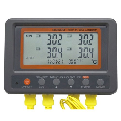 Az Instrument 88598 4 Channel K Thermocouple SD Card Logger