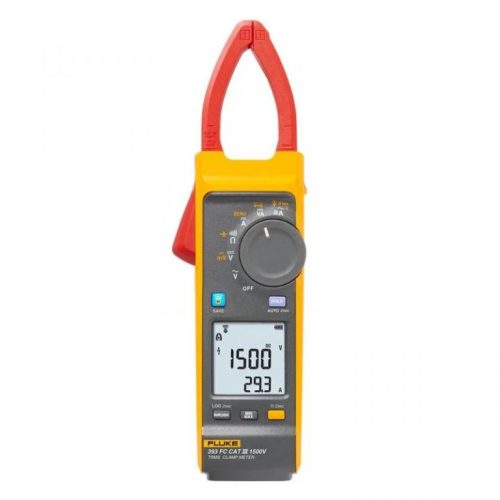 Fluke 393 FC CAT III 1500 V True-rms Clamp Meter dengan iFlex