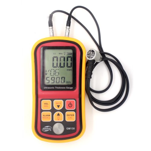 GM130-BENETECH-Digital-ultrasonic-thickness-testing-gauge-meter-for-metal-300mm-steel-Resolution-0-01mm