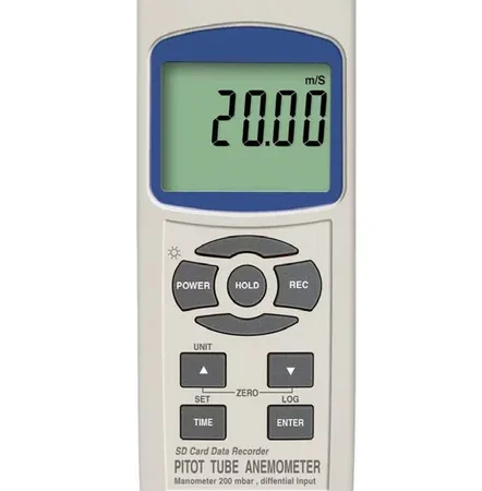 Lutron PAM-9212SD Pitot Tube Datalogger Anemometer