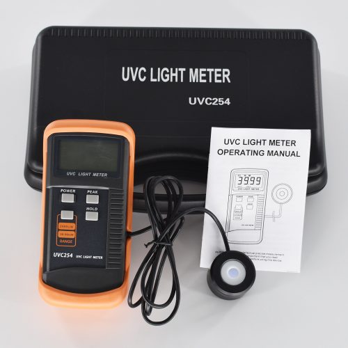 UVC-Light-Meter-UVC254-Narrow-band-Spectrum-248nm-262nm-UV-meter-measurement-of-UV-radiation-intensity