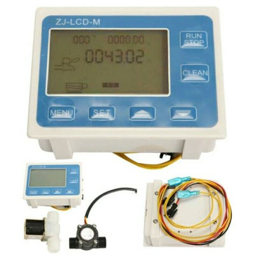 Water Flow Control + Flow Sensor + Solenoid Valve