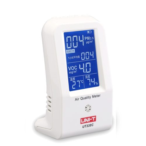 Air-Quality-Meter-Uni-t-UT338C-VOC-Formaldehyde-Detector-PM2-5-Monitoring-Tester-Dust-Haze-Temperature