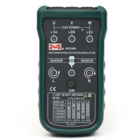 Mastech MS5900 Three Phase Rotation Indicator