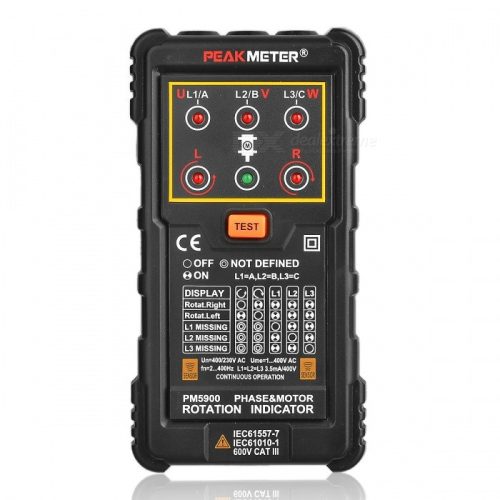 Peakmeter PM5900 Three Phase Rotation Indicator