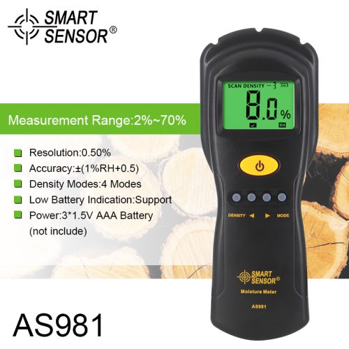 SMART-SENSOR-AS981-Digital-Moisture-Meter-Mini-Wood-Humidity-Detector-With-LCD-Display