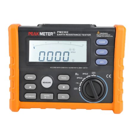 Peakmeter PM2302/MS2302 Earth Resistance Tester
