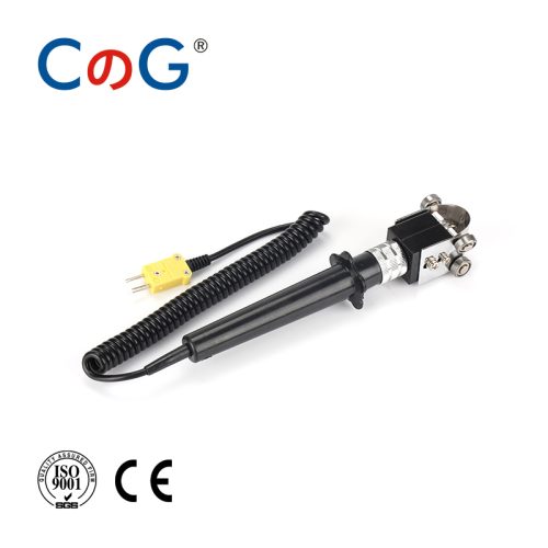 CG-WRNM-101-K-Type-Surface-Roller-Thermocouple-50-to-500C-Handheld-Contact-Temperature-Sensor-with