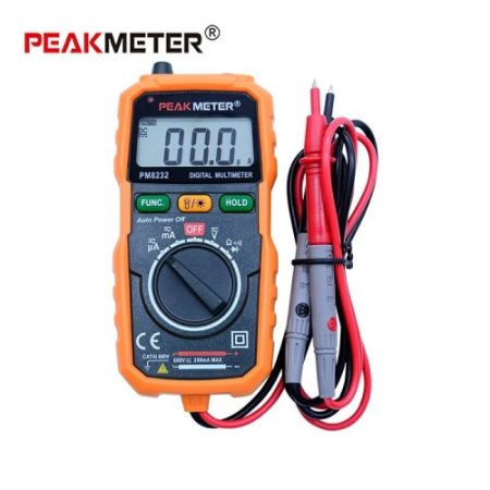 Peakmeter PM8232 Digital Multimeter DC/AC Voltage Current Tester