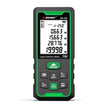 Sndway SW 70G 70m Laser Digital Rangefinder Distance Meter