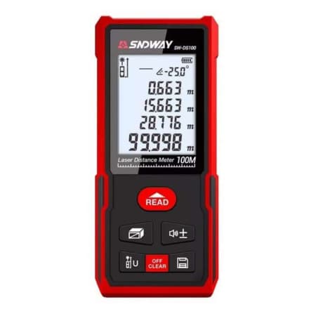 Sndway SW DS100 Laser Digital Rangefinder Distance Meter