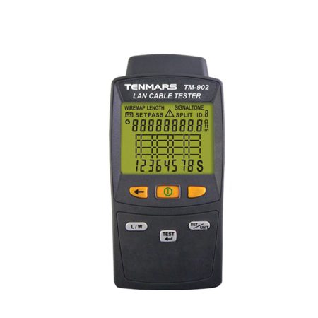 LAN Cable Tester Tenmars TM 902
