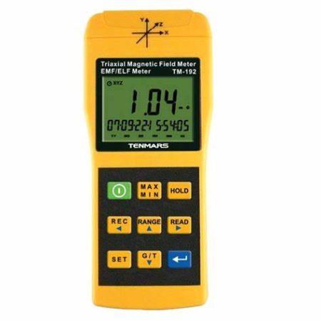 Gauss Meter 3 Axis EMF Meter Tenmars TM192