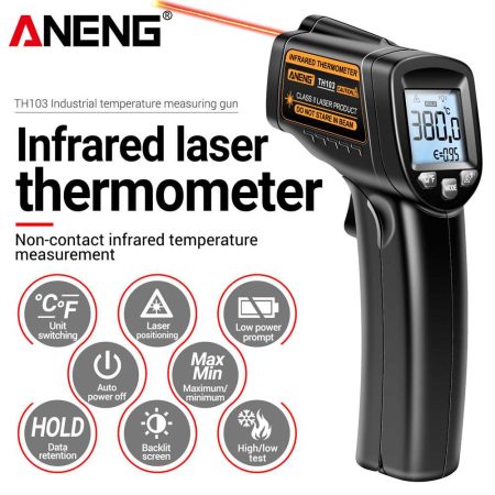 Thermometer Hygrometer Accurately Infrared Aneng TH201