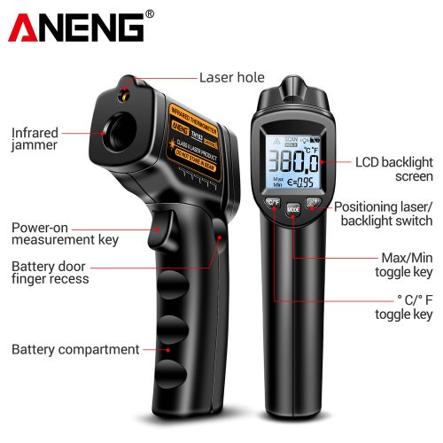 Aneng TH201 Infrared Thermometer Hygrometer Accurately