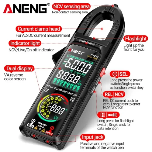 Clamp Meter Aneng ST213 2