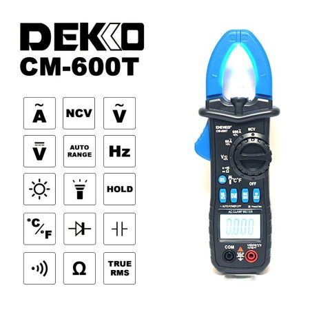 Clamp Meter Digital Dekko CM-600T AC