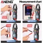 Clamp Meter Voice Broadcast Automatic Aneng AT619