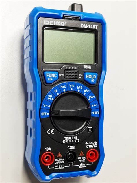 Dekko DM-148T Digital Multimeter True RMS 3