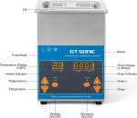 GT Sonic UC2LD Ultrasonic Cleaner 2L