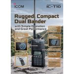 HT Dual Band IP67 Handheld Radio Icom IC-T10