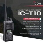 HT Dual Band IP67 Handheld Radio Icom IC-T10