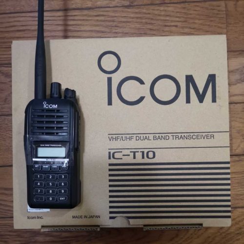 HT Dual Band IP67 Handheld Radio Icom IC-T10 5