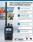 HT Marine Land Mobile Icom IC-M85