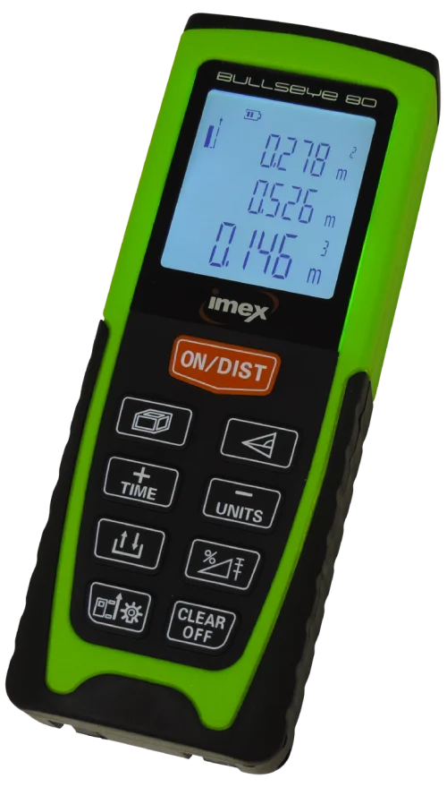 Imex Bullseye 80m Laser Distance m 1