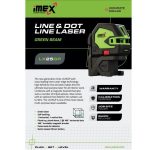 LASER GREEN BEAM SERIES II IMEX LX25GP LINE