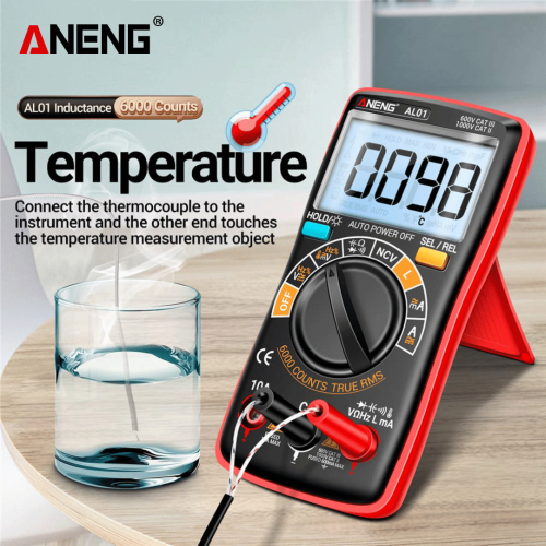 Multimeter Digital Pro Inductance Aneng AL01 (@)
