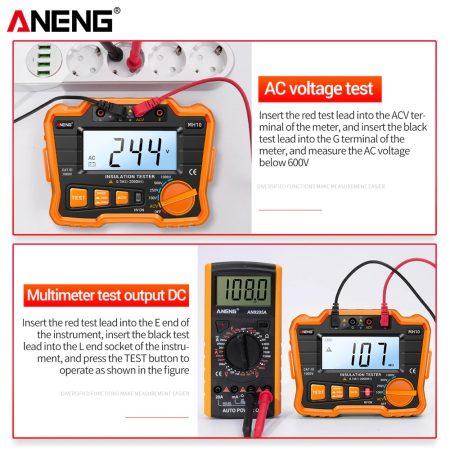 Digital Megger Insulation Aneng MH10