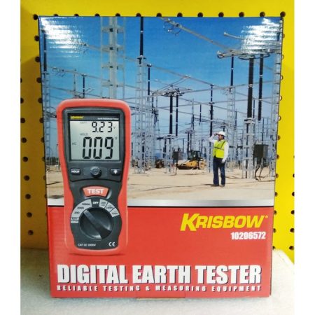 Krisbow Earth Tester Digital 2000 ohm