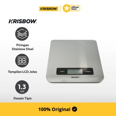 Krisbow Kitchen Scale Timbangan 5Kg