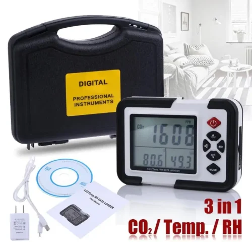 Meter Gas Detector Digital CO2 HT-2000 4