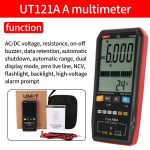 Multimeter AC-DC Voltage True RMS Frekuens Digital UNI-T UT121A Smart 1