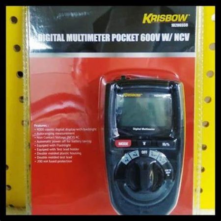 Multimeter Digital ncv 600v krisbow